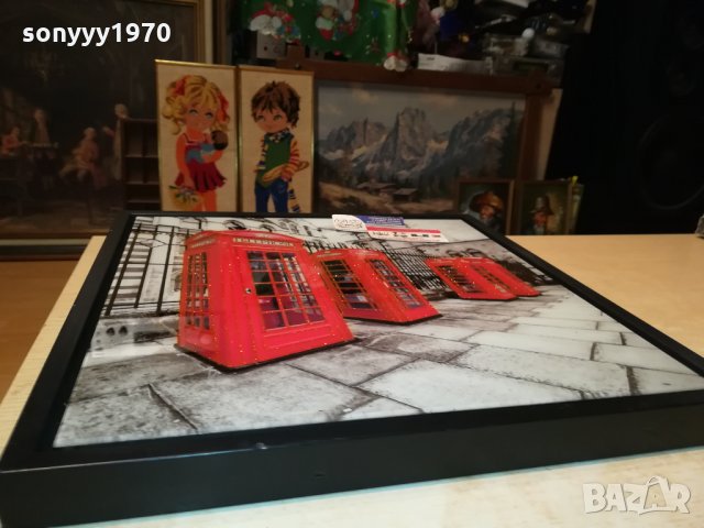 КАРТИНА-ТЕЛЕФОННИ КАБИНИ-ВНОС АНГЛИЯ 2111211856, снимка 16 - Антикварни и старинни предмети - 34881258