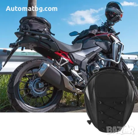 Мото раница Automat, Водоустойчива, 43x30x29см, Черна, снимка 2 - Аксесоари и консумативи - 49553834