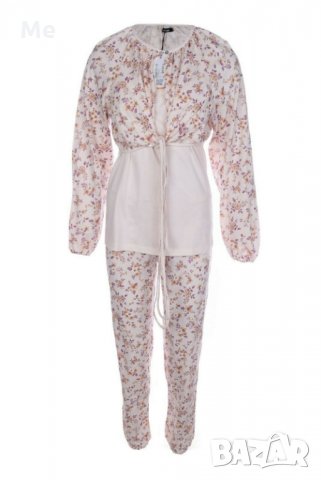 BISBIGLI дамска пижама от 3 части НОВА размер Л-ХЛ