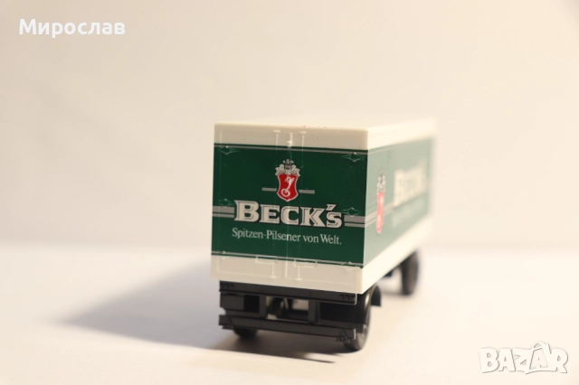 HERPA H0 1/87 РЕМАРКЕ КАМИОН ИГРАЧКА МОДЕЛ TIR, снимка 4 - Колекции - 52788132