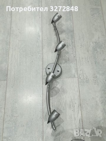 Спот (метален) с 4 х50w осветителни тела - 70см, снимка 3 - Лампи за таван - 39435172