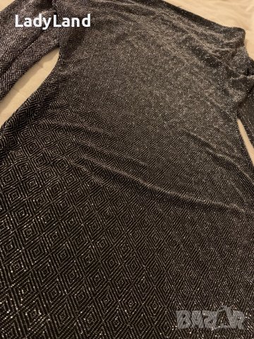 Официална блестяща рокля с изрязан гръб, снимка 4 - Рокли - 38534114