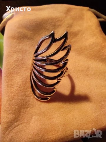 Сребърен пръстен за жени - 925, снимка 2 - Пръстени - 32955478