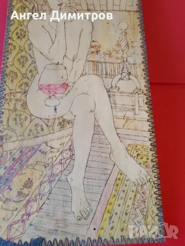 Страхотна картина рапидограф , снимка 5 - Антикварни и старинни предмети - 48101716