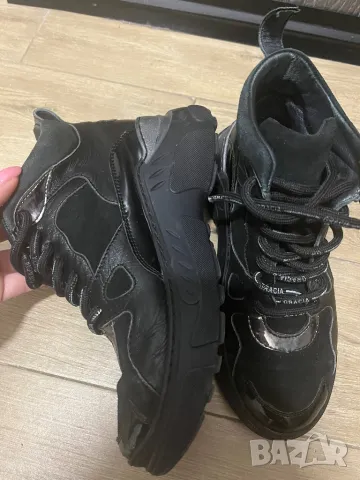 Български боли ест. Кожа, снимка 2 - Дамски боти - 49137764