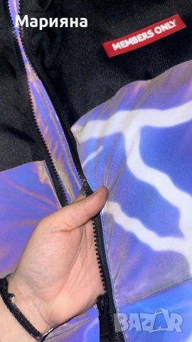 Мъжко стилно яке MEMBERS ONLY размер М, снимка 5 - Якета - 53416763