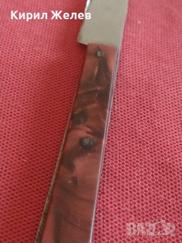 Стар нож от соца много красив за КОЛЕКЦИЯ ДЕКОРАЦИЯ БИТОВ КЪТ 42100, снимка 5 - Други ценни предмети - 43833947