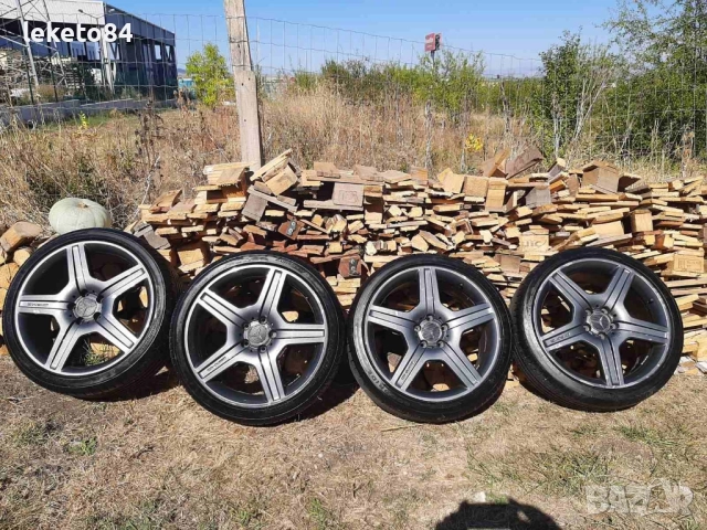 Оригинални джанти Mercedes AMG Borbet 19' + НОВИ ГУМИ 245/35 Мерцедес, снимка 3 - Гуми и джанти - 51773800