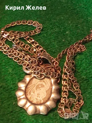 КРАСИВА СРЕБЪРНА ИКОНКА Прсв. БОГОРОДИЦА с МЛАДЕНЕЦА с ФИНА СРЕБЪРНА ВЕРИЖКА СРЕБРО 925 49830, снимка 15 - Колиета, медальони, синджири - 50136353