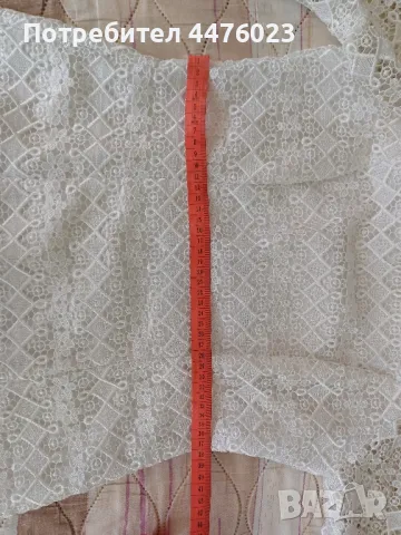 Бяла рокля от брюкселска дантела, снимка 3 - Детски рокли и поли - 50374880