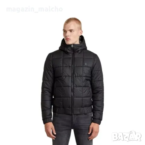 Мъжко Зимно Яке - G-Star RAW Meefic Square Quilted Hooded Jacket; размери: L и 2XL, снимка 2 - Якета - 48040594
