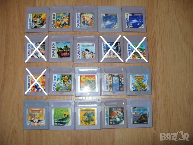 Игри и аксесоари за Nintendo Game Boy, Color Част 1 - 5.11 € / 9.99лв за брой