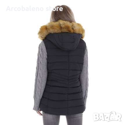 Ликвидация! Дамско зимно яке без ръкави, Голям размер - Доставка 24 часа , снимка 4 - Якета - 34760000