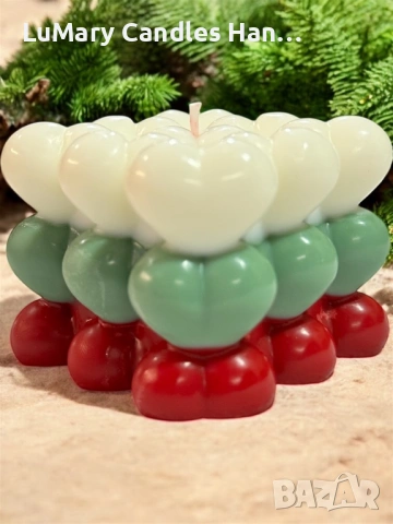 Свещ “ Българско сърце”, снимка 2 - Декорация за дома - 53225323