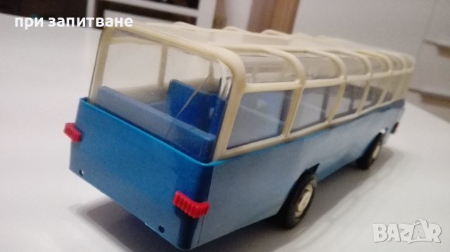 Стара играчка Автобус, ГДР, 31 см., снимка 6 - Колекции - 37971706