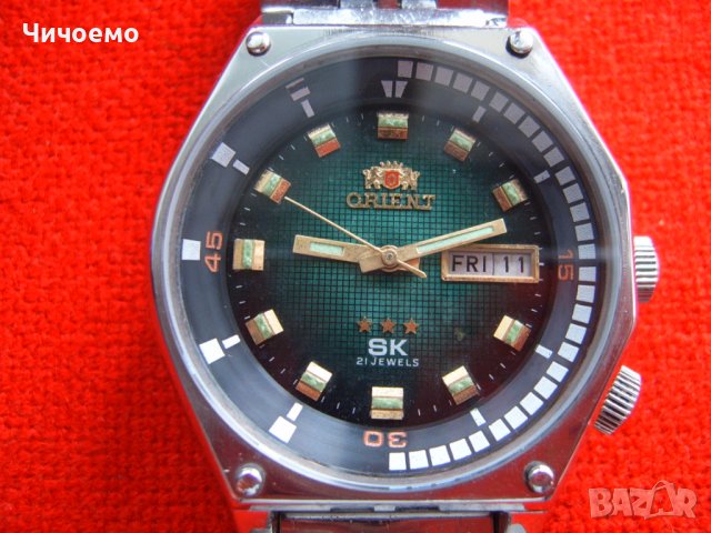 Ориент  автомат,голям мъжки часовник, снимка 4 - Антикварни и старинни предмети - 36787714