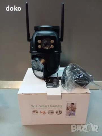 Wifi камера с три обектива и ZOOM, снимка 5 - IP камери - 49866665