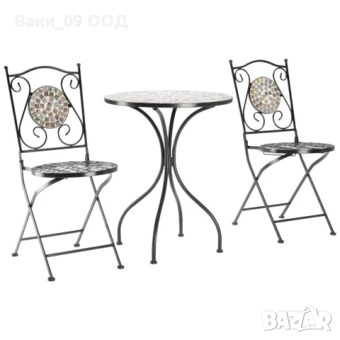Градински сет от ковано желязо "Мозайка"