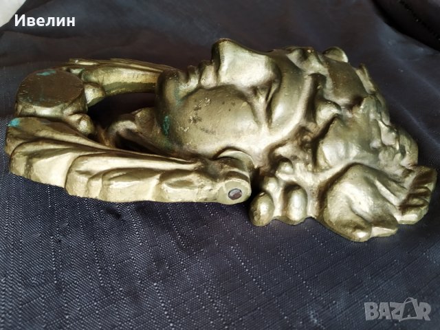 бароково чукало на врата , снимка 2 - Антикварни и старинни предмети - 26606065