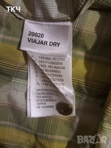 Salewa dry ton  50 (L) мъжка риза с къс ръкав, снимка 6 - Ризи - 44041123