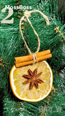 Декорация от сушени портокали, снимка 4 - Декорация за дома - 52537775