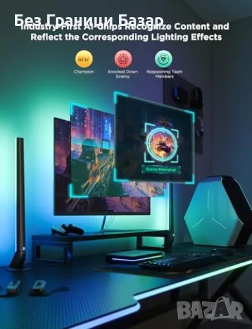 Ново Govee Sync Box с CogniGlow, RGBIC осветление, HDMI 2.1, 8K/4K, снимка 4 - Лед осветление - 47831250