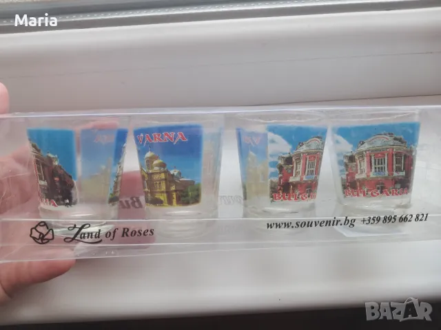 Нов комплект чаши с изгледи от Варна