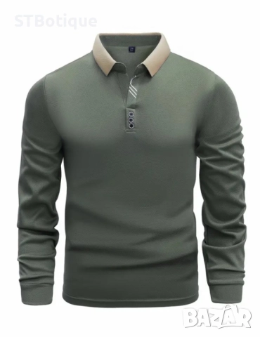 👔 Мъжка риза с яка STBoutique – лека, дишаща и стилна за всеки сезон в 6 -цвята 💥