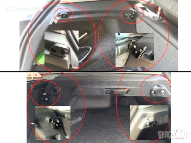 VW Tiguan 5N щора за багажник , снимка 5 - Части - 47628769