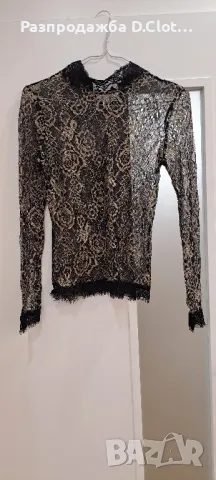 дантелена блузка за повод, снимка 2 - Блузи с дълъг ръкав и пуловери - 48080919
