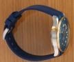 Януари промоция! Мъжки механичен часовник Omega Seamaster Diver 300M 42MM Blue Dial Rubber Strap, снимка 5