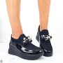 Дамски спортни обувки в черен цвят код24, снимка 4