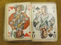 Винтидж 2 тестета карти за игра (пластмасова кутия), снимка 1
