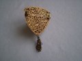  РЯДКА Старинна Дамска Брошка, снимка 3