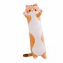 Играчка котка, Тип възглавница, Плюшена, 50 см, кафява, снимка 1 - Плюшени играчки - 44005516