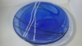 Kosta Boda Contrast Blue Dish 356 mm чиния на Коста Бода, снимка 3