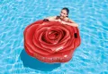 Надуваем дюшек Intex червена роза, 137 х 132 см, за плаж и басейн, снимка 1