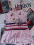 Розова рокля 98см+Барби пояс-5лв.ПРОМО, снимка 3