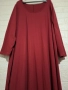 НОВА ДЪЛГА РОКЛЯ ВИНЕН ЦВЯТ 3XL-5XL, снимка 5