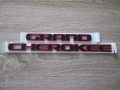 надпис Jeep Grand Cherokee червено с черно, снимка 2
