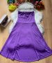 Лилава рокля, снимка 1 - Рокли - 36687389