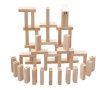 Дървена Дженга Кула с 4 зара и 54 блокчета JENGA / дървен строител , снимка 3