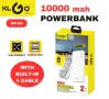 Външна батерия Power Bank KLGO KP-65 10000mAh, Type C/iOs, снимка 1