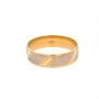 Златен пръстен брачна халка 3,82гр. размер:64 14кр. проба:585 модел:23033-1