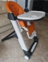 Италианско детско столче за хранене Peg Perego Siesta с чисто нова кожена тапицерия, снимка 8