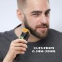 Нов комплект тример за брада, коса QR-6090 Мултифункционален 5 в 1  за мъже, снимка 2