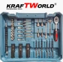 KraftWorld Акумулаторен Ударен Гайковерт 24V 4Ah – 850Nm + Куфар и 35 Части!, снимка 5