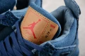 Уникални Редки Levi’s x Air Jordan 4 Denim дизайнерски Маратонки Кецове , снимка 11