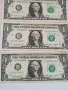 банкноти от по 1 долар с интересни номера, снимка 3