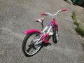 Детски велосипед  колело 18 цола лилав розова рамка Изпращам с куриер и опция преглед и тест , снимка 3